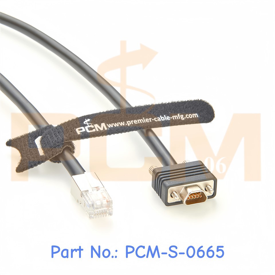 Micro DB9 bis RJ12 SPS Serienkabel
