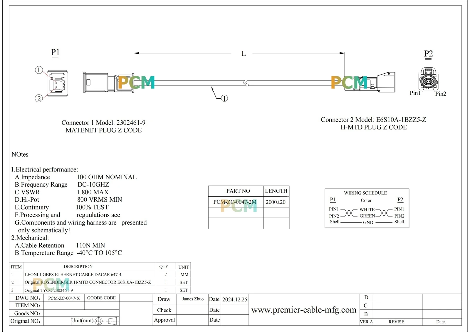 ZCL016-047-X E6K10A-1CAZ5-Z TO 9-2302461-9 Z L2M-Model00 ZCL016-047-X E6K10A-1CAZ5-Z TO 9-2302461-9 Z L2M-Model00