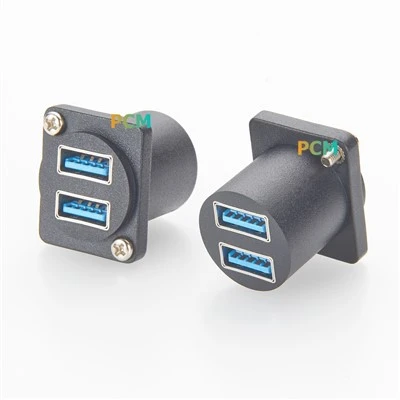 Dualer USB-A-Adapter für die Panelmontage