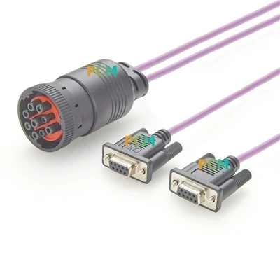 J1939 DEUTSCH auf Dual DB9 CAN-Bus-Kabel