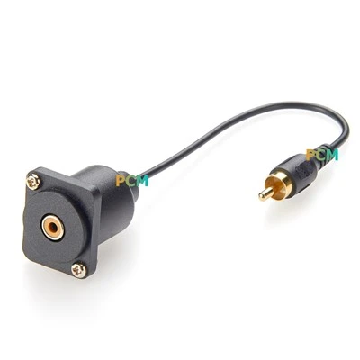 Audio -Videokabel RCA Patch Panel Mount -Kabel