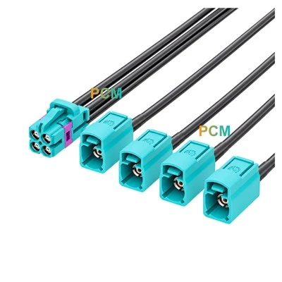 Rosenberger Mini-FAKRA-zu-Quad-FAKRA-Kabel